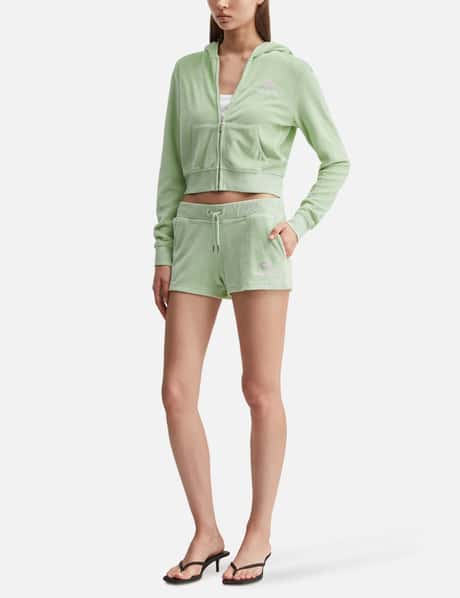 & Rich X Juicy Couture Script Velour Zip Hoodie view 14