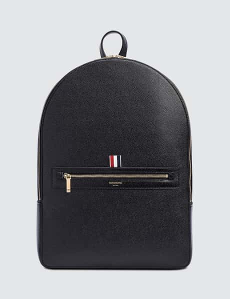 トム ブラウン - Pebble Grain Leather Backpack | HBX