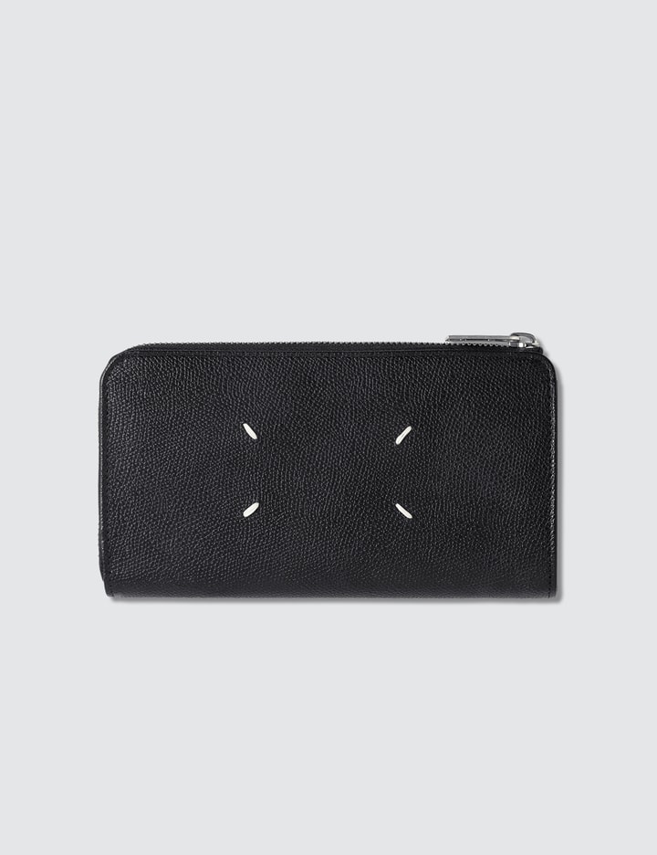 Grain Leather Zip Around Long Wallet Placeholder Image