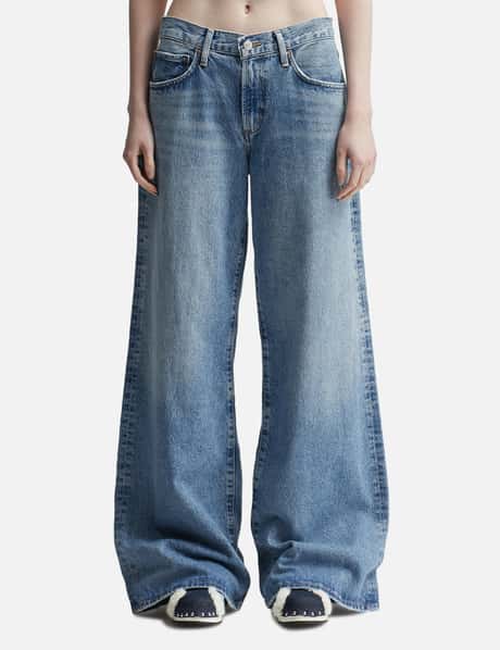 AGOLDE Clara Low Rise Baggy Flare Jeans HBX - Main Image