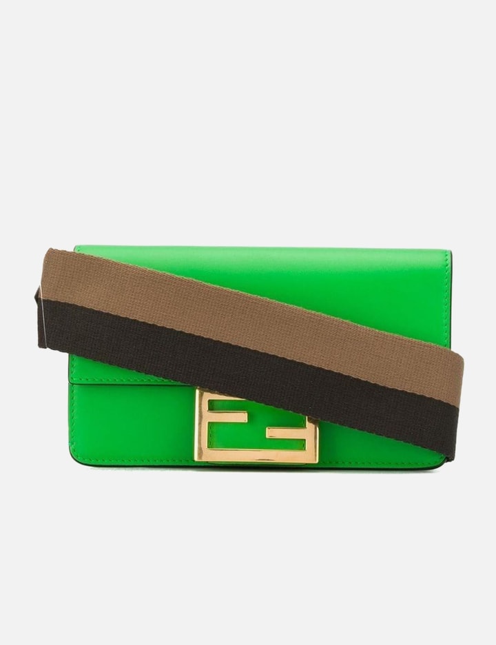 Fendi Green Flat Baguette Mini Bag (CY204) Placeholder Image