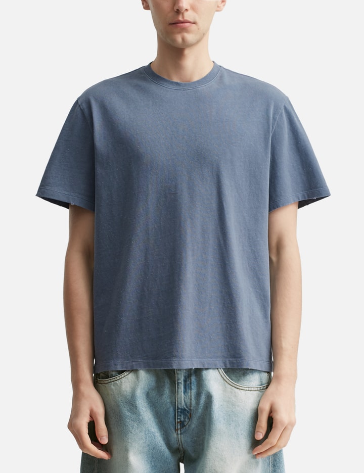 COOR Damaged Color Dyed Crop T-Shirt