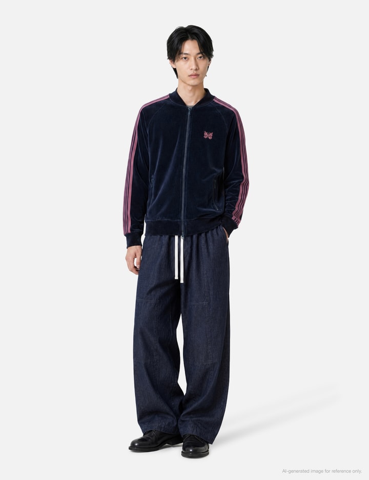 Needles Rib Collar Track Jacket - C/PE Velour