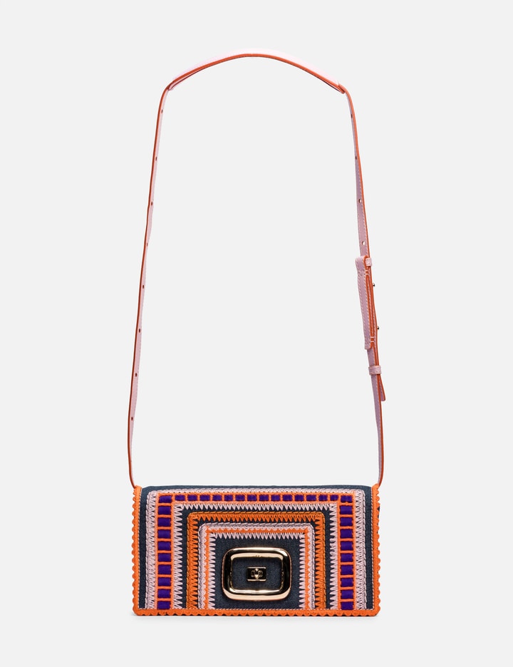 ROGER VIVIER Embroidery Denim Handbag