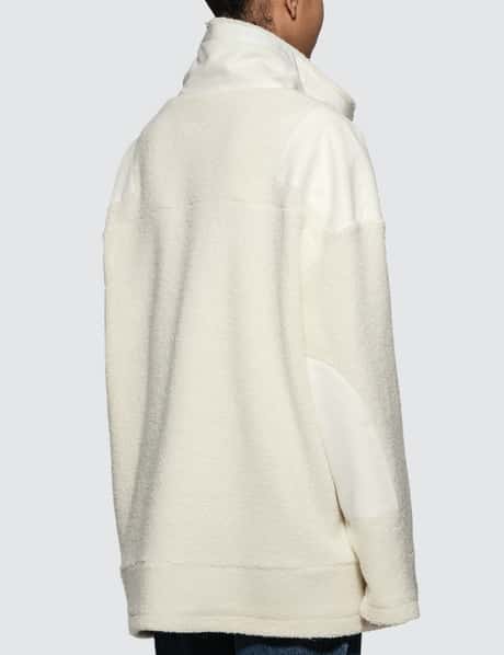 MM6 Maison Margiela - Oversized Sherpa Zip Jacket | HBX
