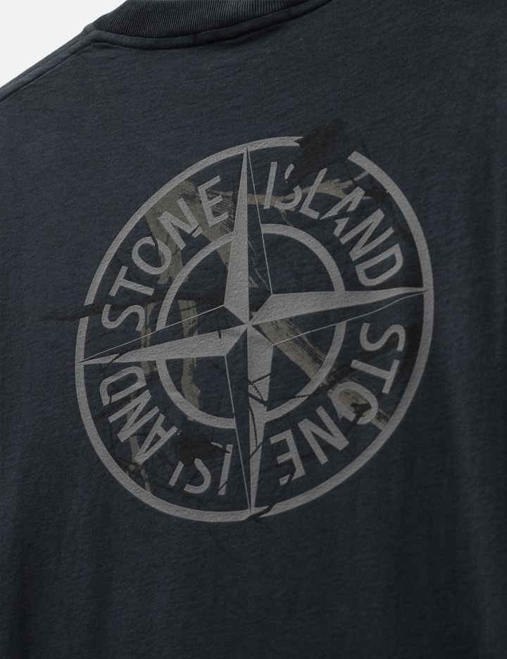 Stone Island Organic Cotton Jersey T-Shirt With 'Camo' Print