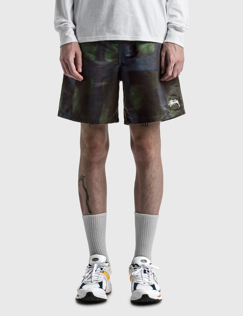 Stussy - Dyed Plaid Water Shorts | HBX 