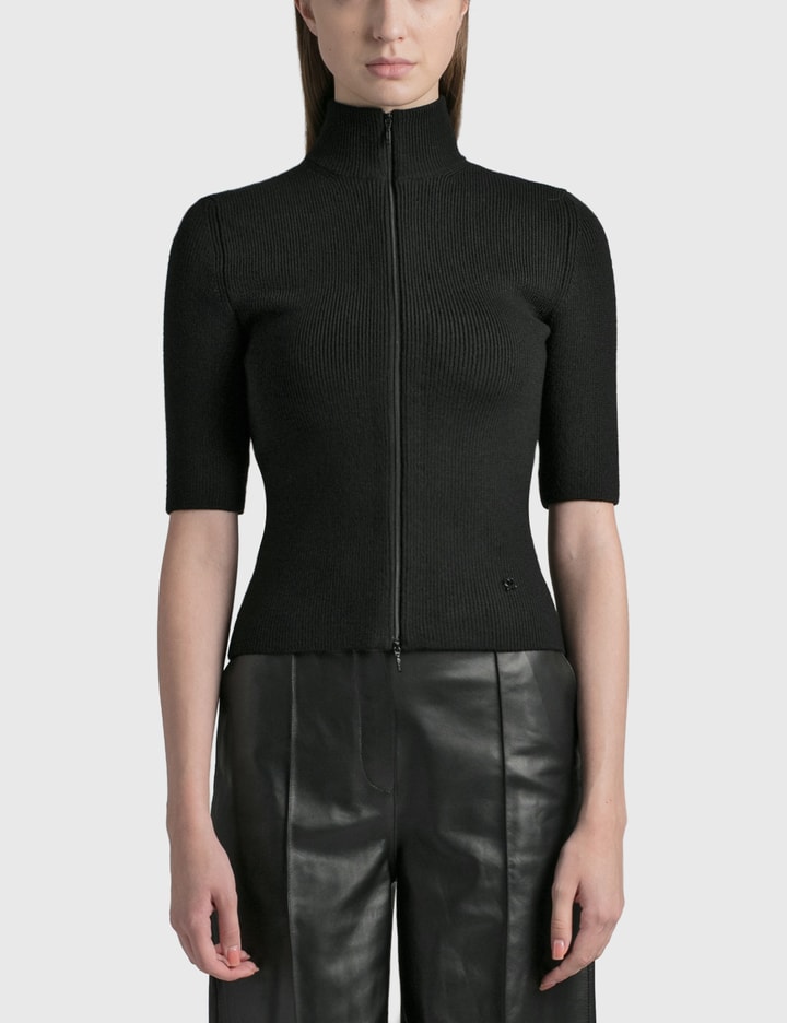 Cropped Zip Up Sweater Placeholder Image