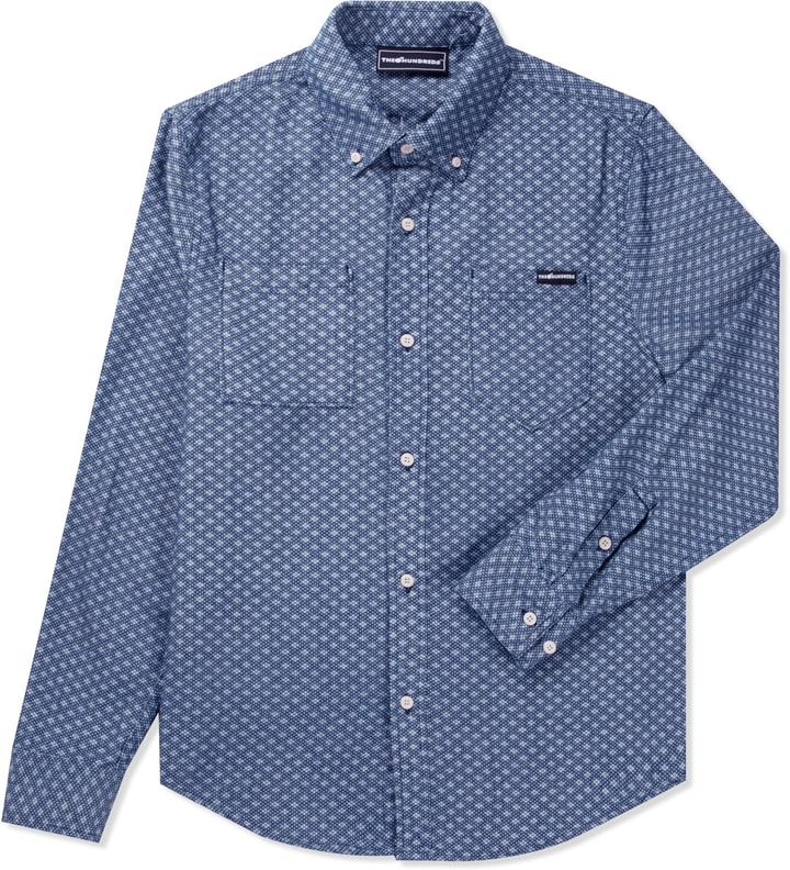 Indigo Clouds L/S Woven Shirt Placeholder Image