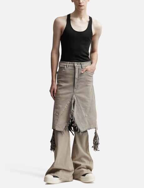 Rick Owens Drkshdw - ミネラル デニム スリバー スカート | HBX 