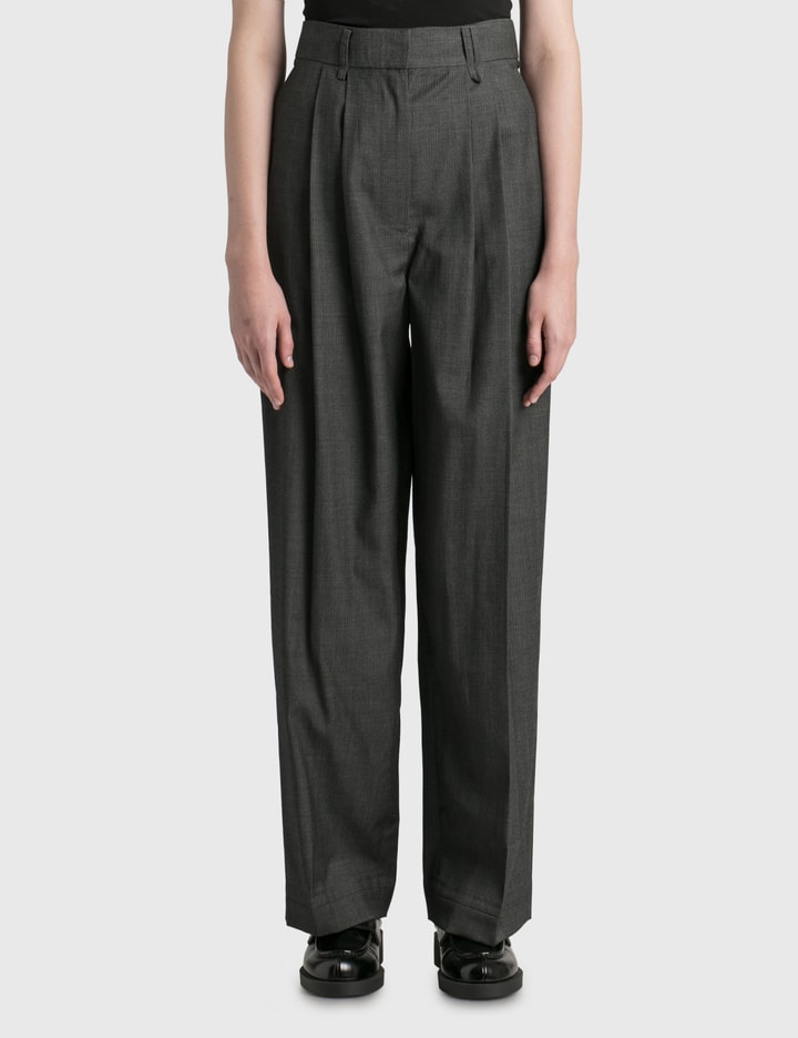 Wool Tuck Pants Placeholder Image