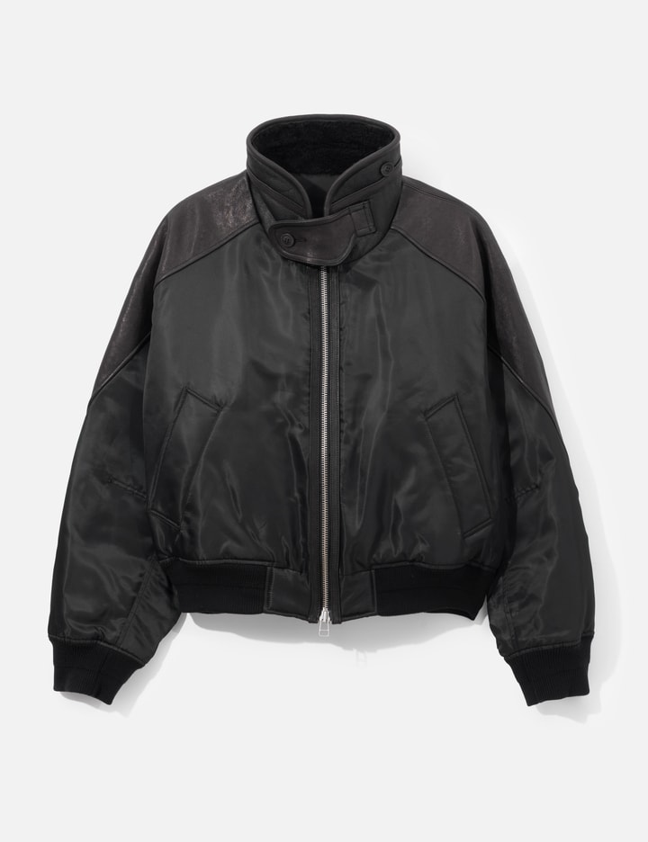 COOR Highneck Shearling Mixed MA-1 Jumper