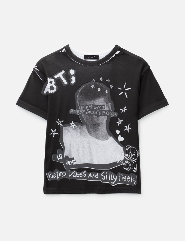 Lcdc Printed T-shirt In Black