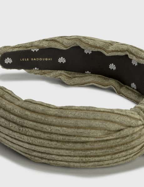 Lele Sadoughi Olive Corduroy Knotted Headband Amazon.com: Lele Sadoughi Women main image 4