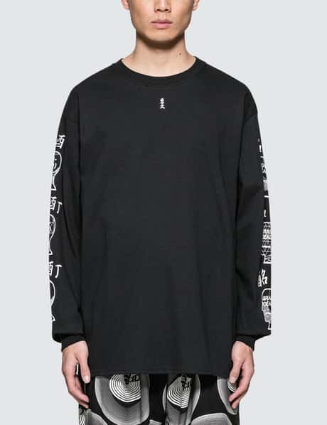 Brain Dead - Brain Dead X Sasquatchfabrix. L/S Print T-Shirt | HBX 