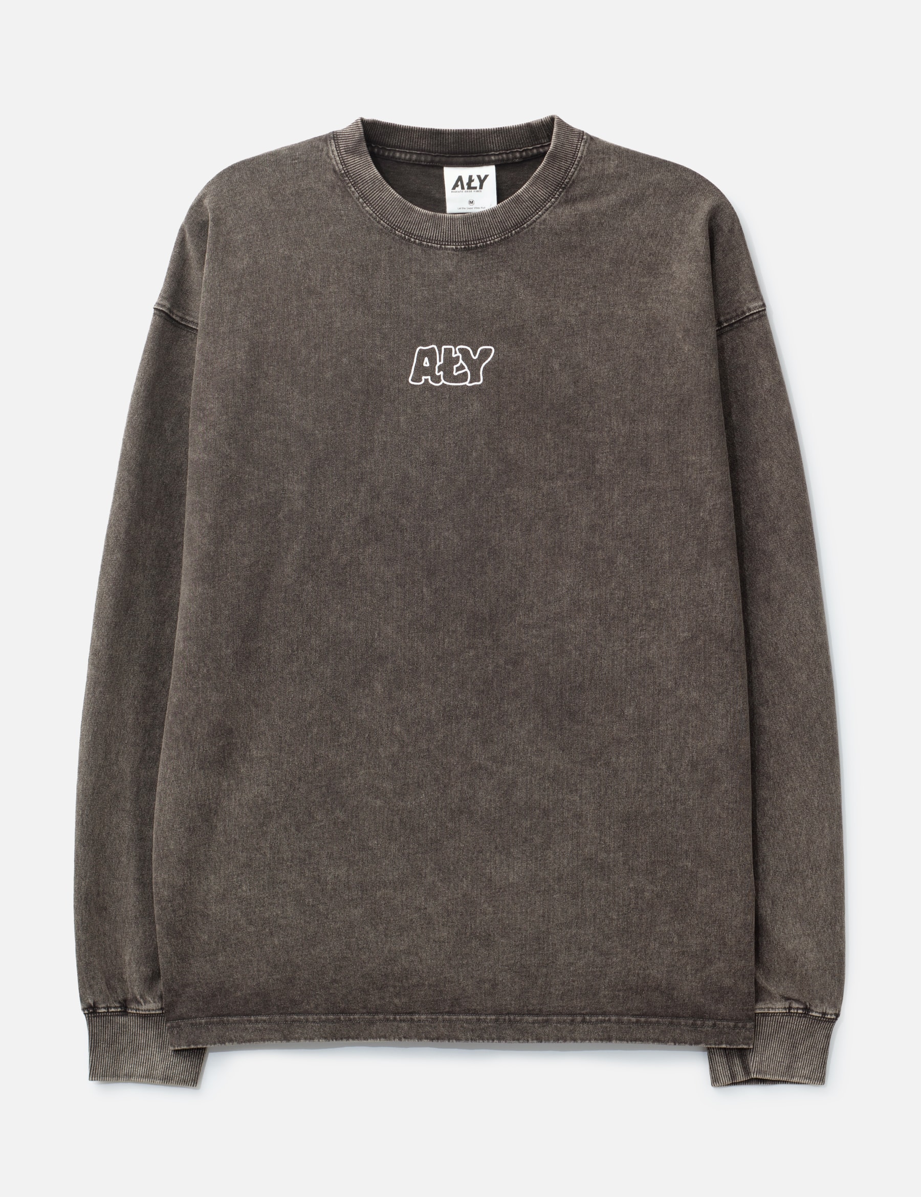 "Dont Change The Vibe Black Washed" Longsleeve T-Shirt view 16