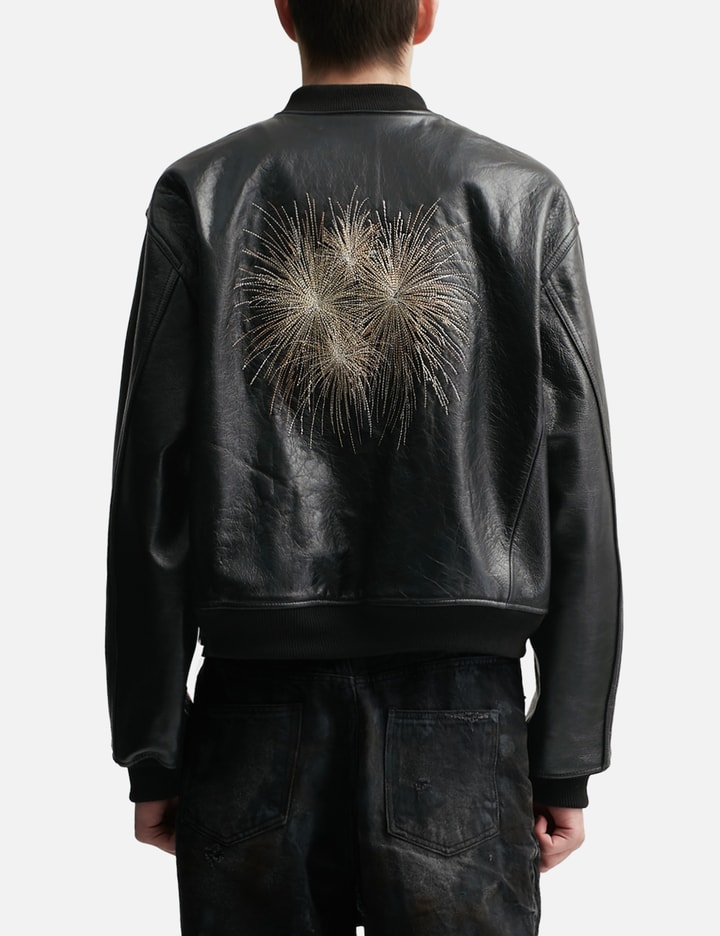 Hommage Embraced 'The Fireworks' Lamb Leather Blouson Placeholder Image