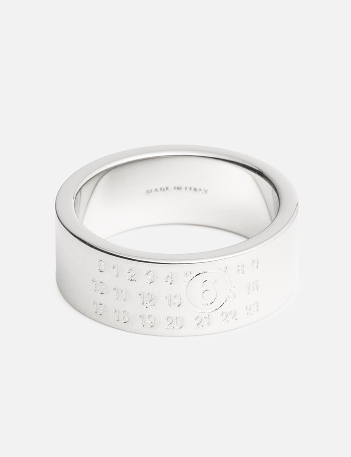 MM6 Maison Margiela Numeric Minimal Signature Ring