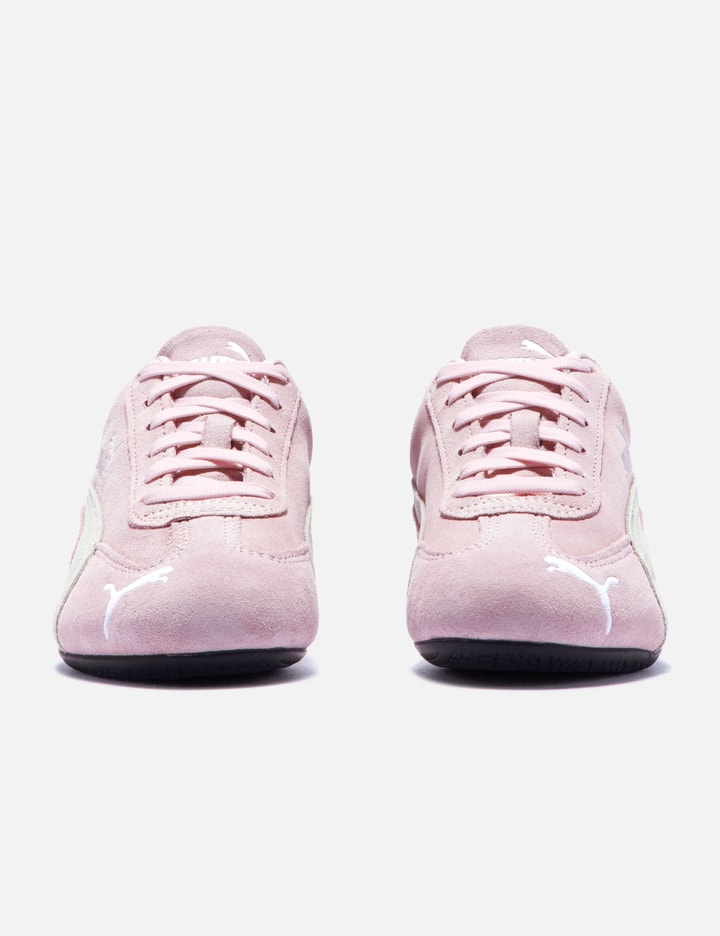 Puma Speedcat Pink Sneakers With Logo Print On The Side And Logo Lettering On The Side In Suede Unisex In Pink