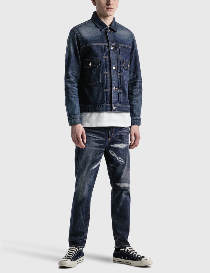 DAMAGED DENIM JACKET Placeholder Image