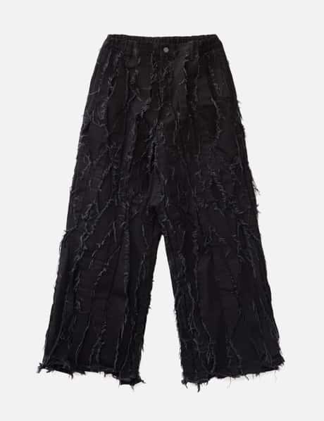 SONGZIO Asymmetric Pleats Denim