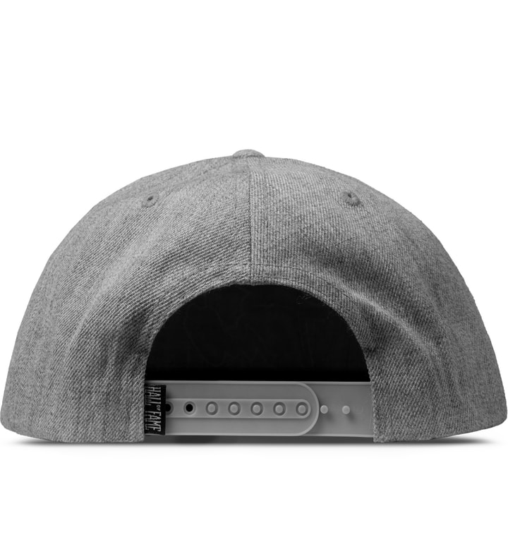 Black Champion Rubber Snapback Cap Placeholder Image