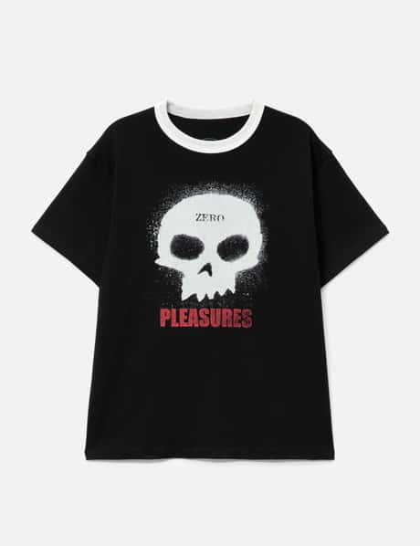 Zero X Pleasures Single Skull Heavyweight Shirt view 6