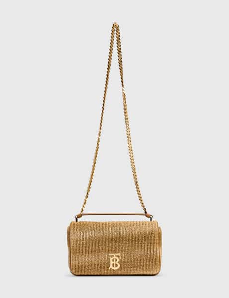Burberry - スモール ラフィア エフェクト ローラ バッグ | HBX 