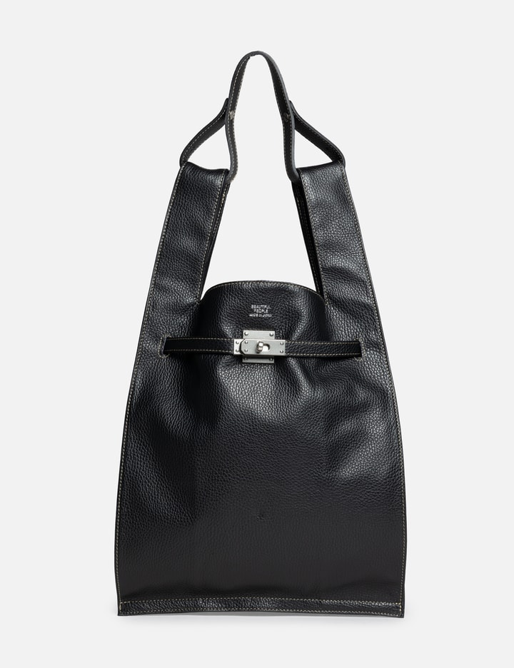 beautiful people Large Market Bag In Shrink Leather