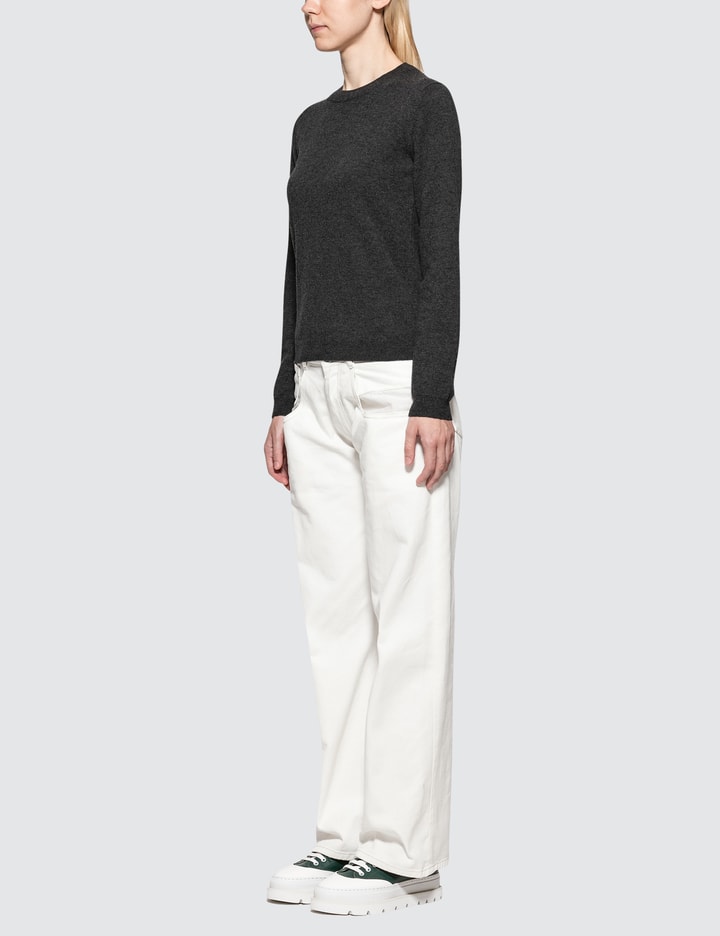 Ribbed Sweater with patch detail Placeholder Image