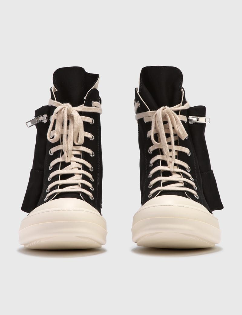 rick owens cargo sneakers