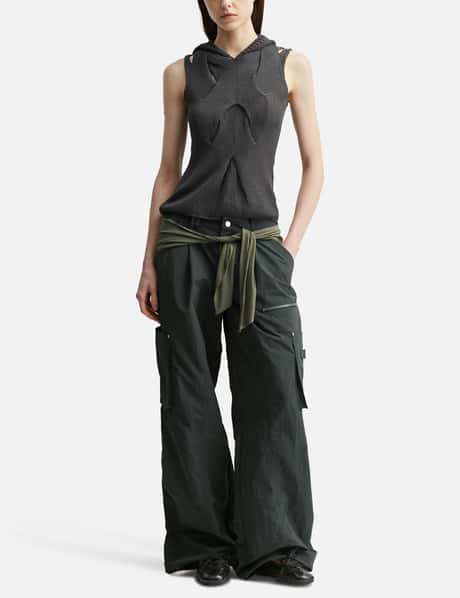 Mixed Layered Tie Jogger Pants view 14