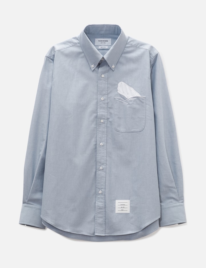 Solid Oxford Embroidered Whale Shirt Placeholder Image