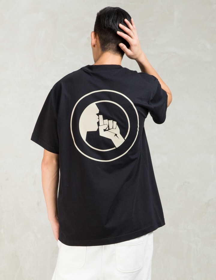 Black S/S Shush Crew T-Shirt Placeholder Image