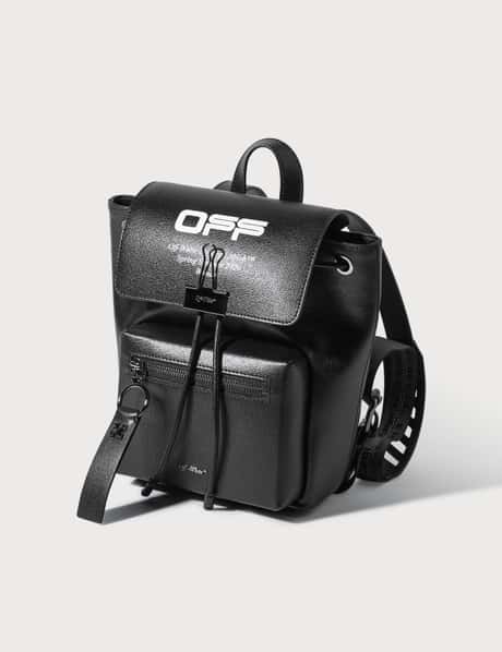 Off-White Binder Clip Backpack OFF-WHITE Binder Mini Backpack Black in Polyamide/Polyester  main image 3