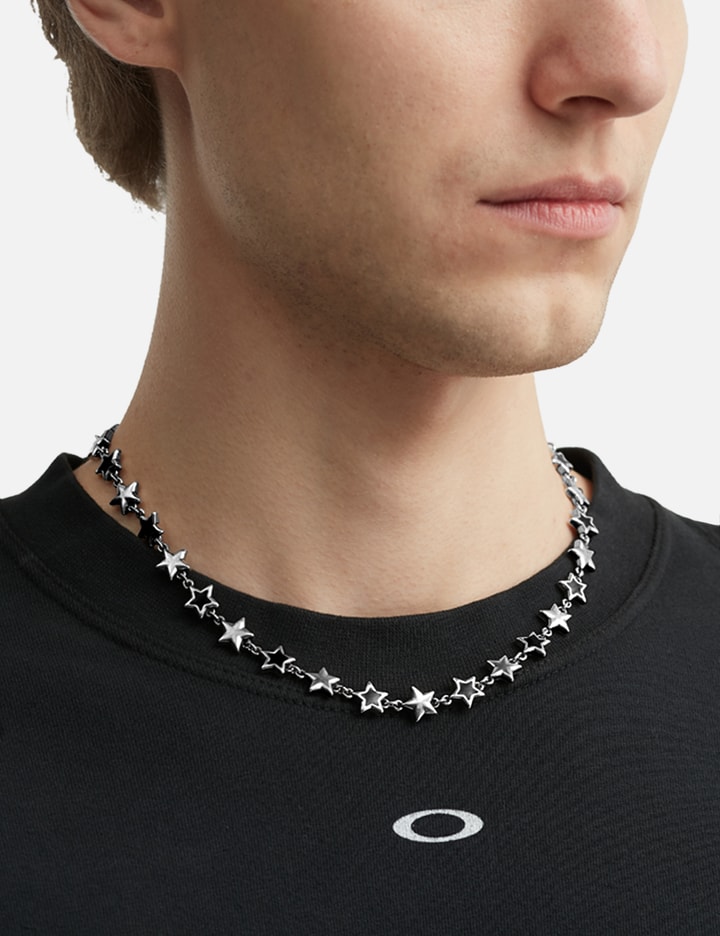 Black Enameled Stars Necklace Placeholder Image
