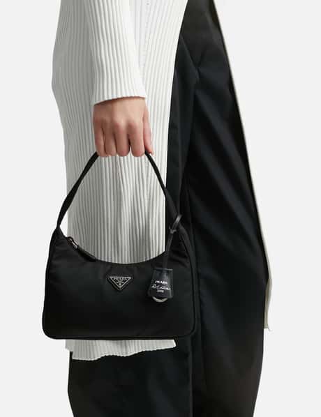 Prada Mini Re-Edition Leather Shoulder Bag