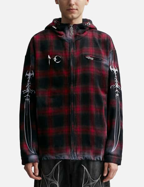 THUG CLUB - Arab Sword Flannel Zip-up | HBX - Globally Curated  