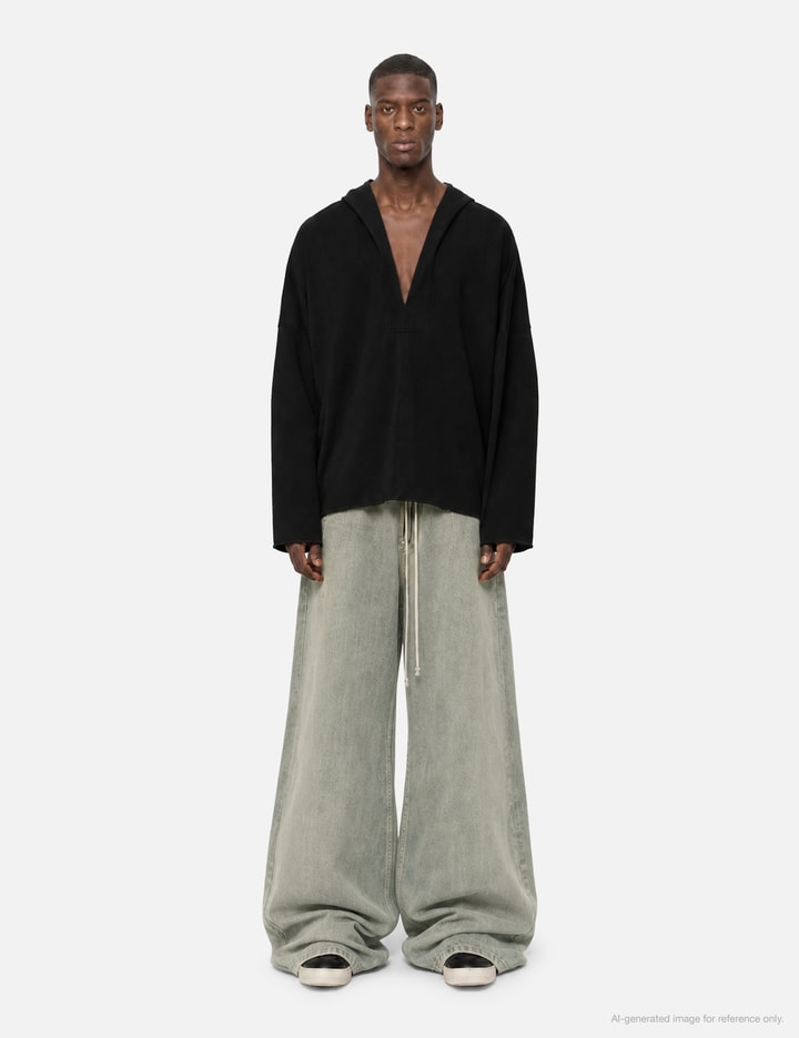 Rick Owens Drkshdw Long Sleeves Kaftan Hip