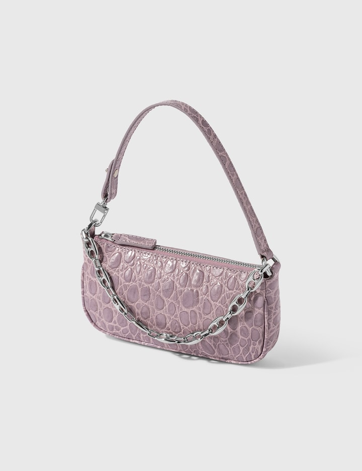 Mini Rachel Lilac Croco Embossed Leather Bag Placeholder Image