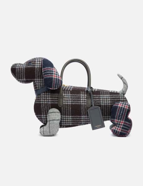 Thom Browne Fun-Mix Prince of Wales Check British Wool Hector Bag