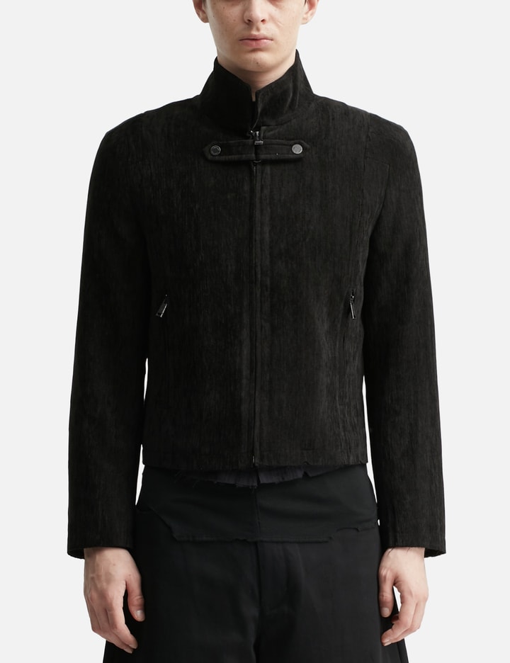 Team Wang Design Acceptance Boxy Corduroy Jacket In Black