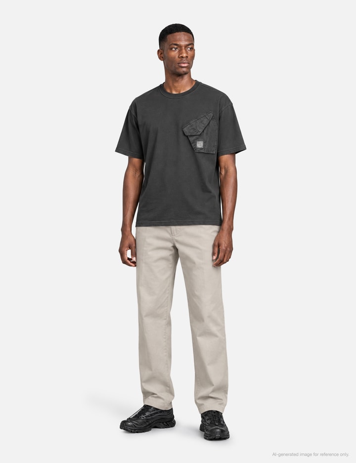 Stone Island Organic Cotton Jersey T-Shirt With Chest Pocket