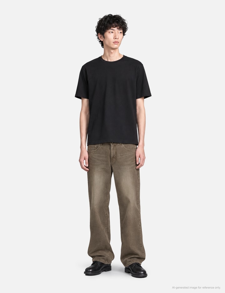 COOR Brushed Rib Texture Jeans