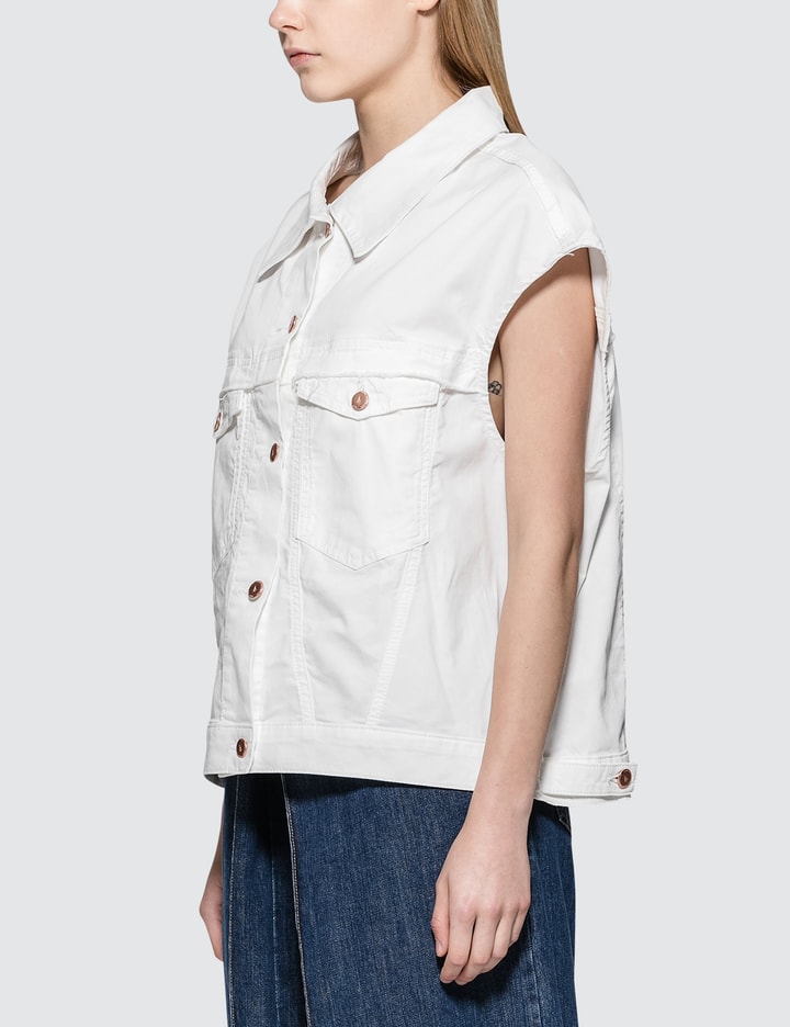 Sleeveless Denim Jacket Placeholder Image