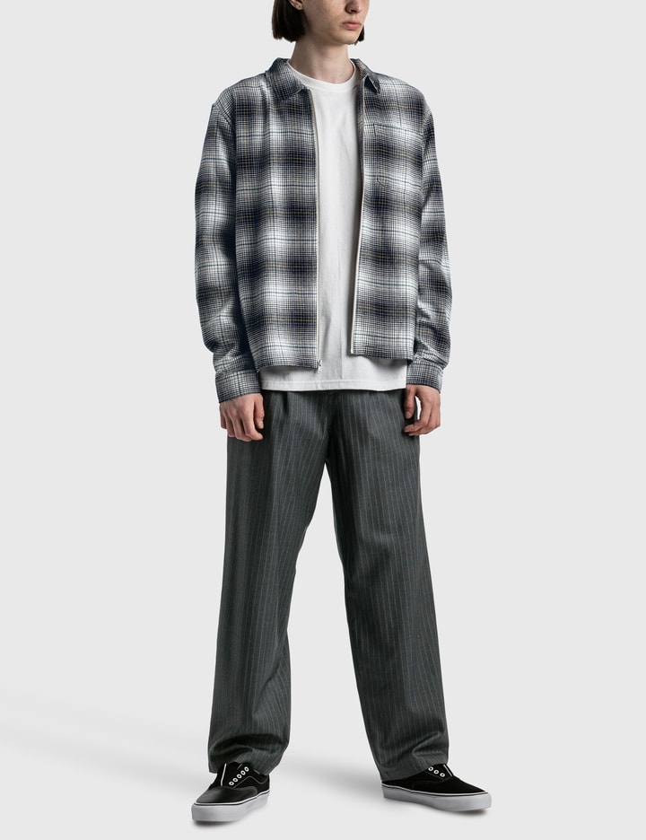 Paul Shadow Plaid Zip Shirt Placeholder Image