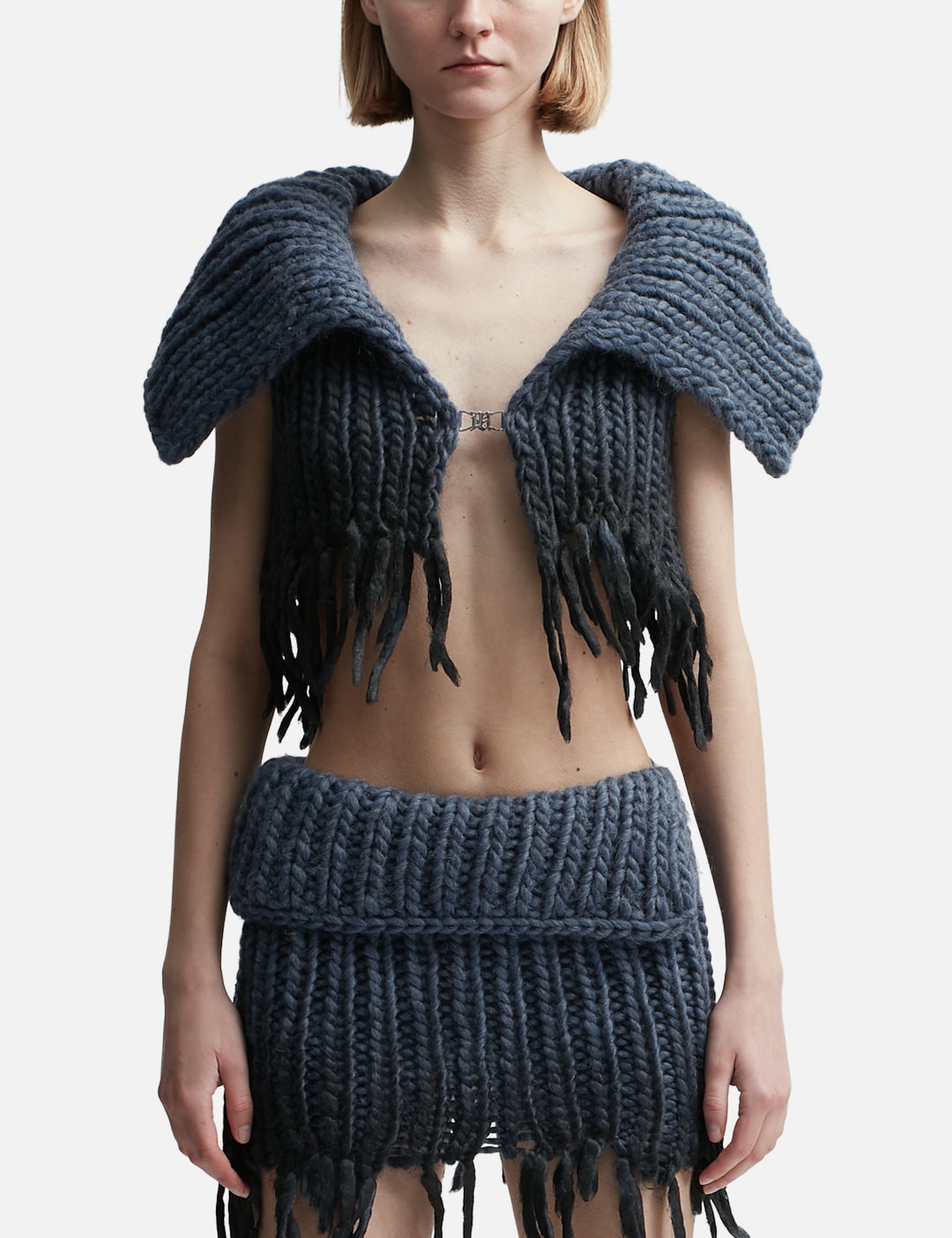 Coated Bulky Knitted Top view 13