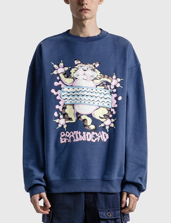 Relaxed Cat Crewneck Placeholder Image