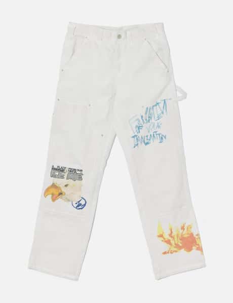 TRAVIS SCOTT Cactus Jack X Fragment Design Painters Imagination Pants