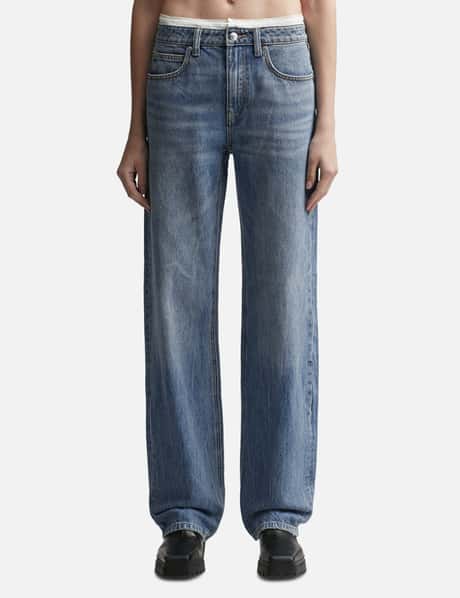 T By Alexander Wang Pre-Styled Denim Jeans